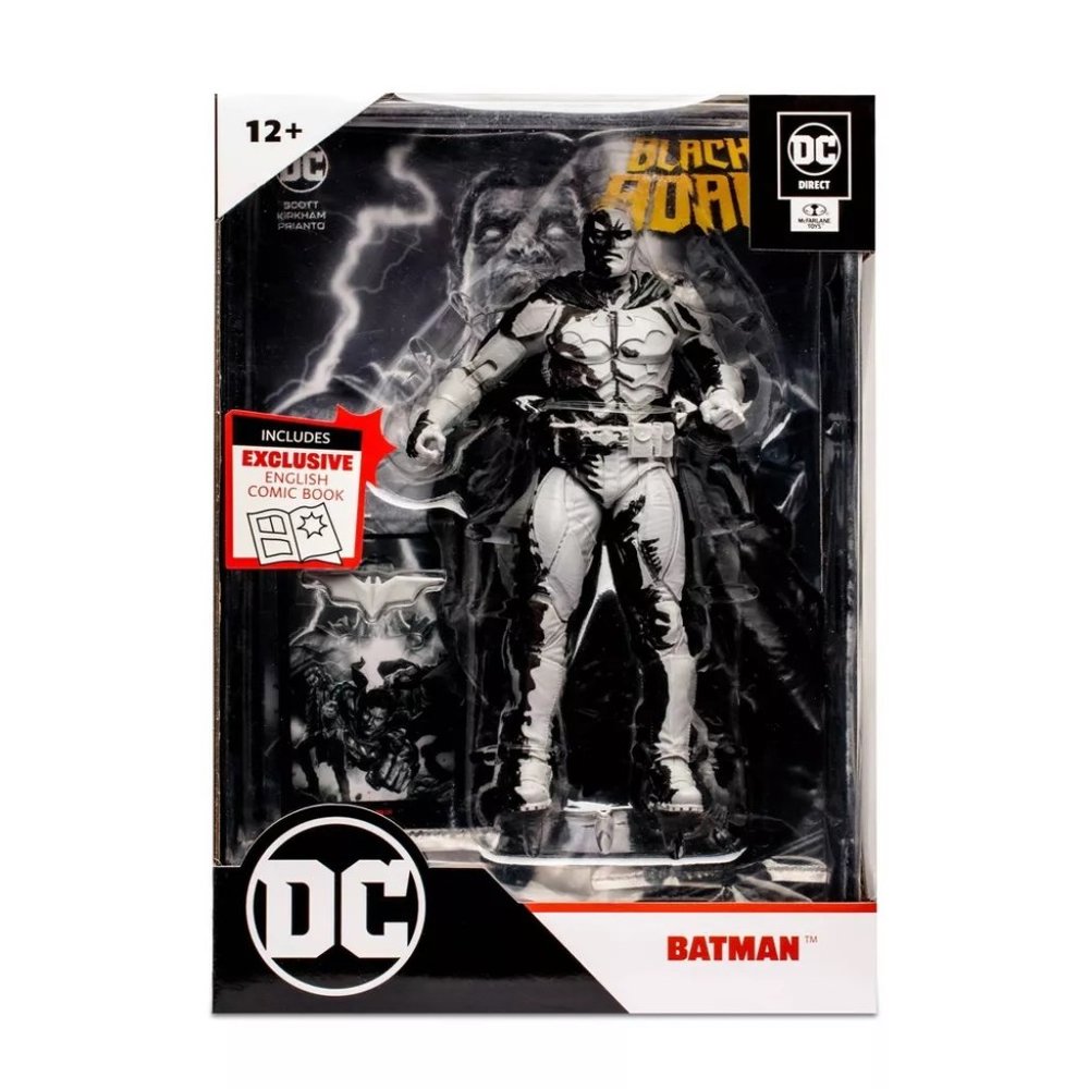 DC Comics Black Adam Comic Book with Batman Action Figure